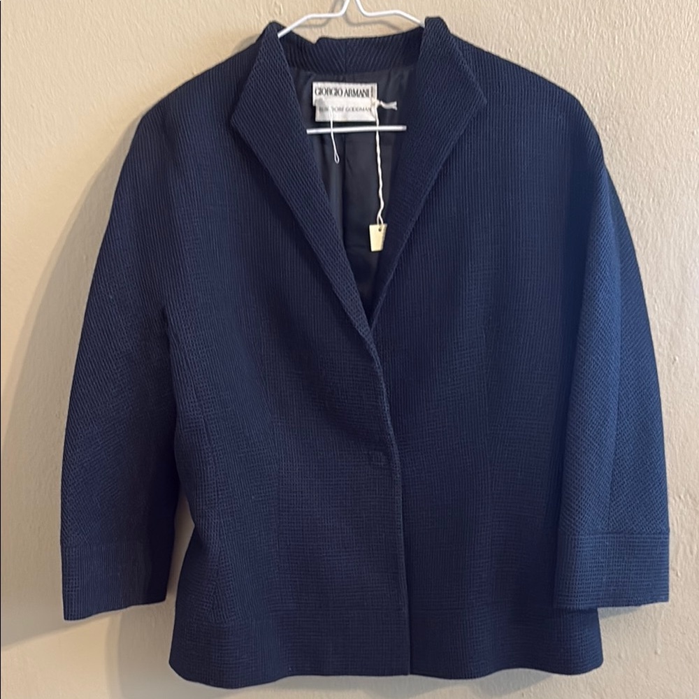 Giorgio Armani Blue Blazer Modern Fit